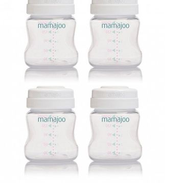 Mamajoo Silver 4x150 ml Anne Sütü Saklama Kapları