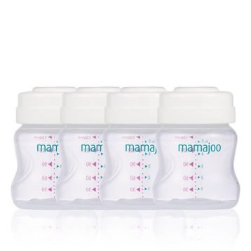 Mamajoo Silver 4x150 ml Anne Sütü Saklama Kapları