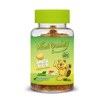 Mami Gummy Omega 3-6-9 Portakal Aromalı 60 Çiğnenebilir Tablet