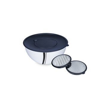Mamma Ambition 5 Parça Rende Aparatlı 24 cm Karıştırma ve Saklama Kabı