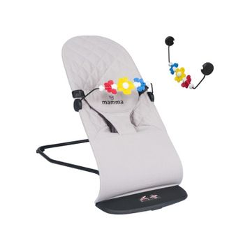 Mamma Premium Cotton Gri Ana Kucağı + Oyuncak Aparatı