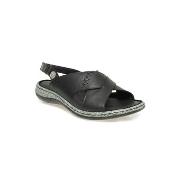 Mammamia D24YS1000Z Siyah Kadın Sandalet