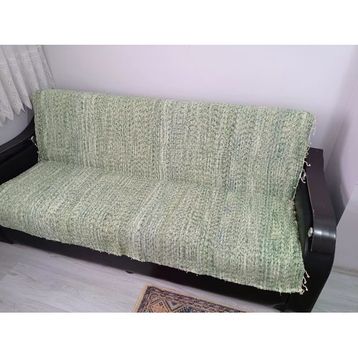 Mandaş 3+3+1+1 Yeşil 2 Yeni Nesil Kolsuz Berje Takım Koltuk Örtüsü