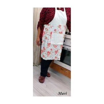 Mandaş Cepli Mutfak Önlüğü