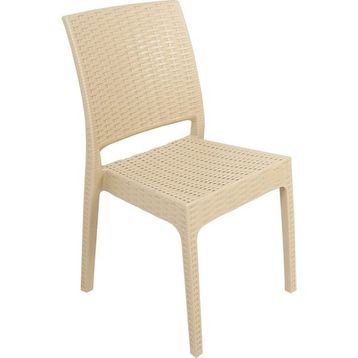 Mandella 6 Adet Bej Elit Rattan Sandalye