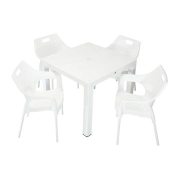 Mandella Elit 90x90 cm Beyaz Masa