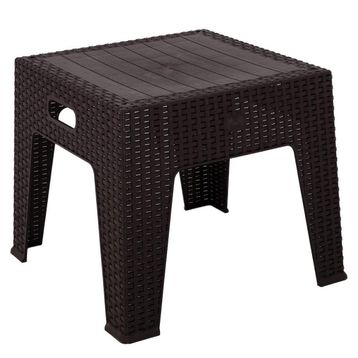 Mandella Kahverengi Elit Rattan Sehpa