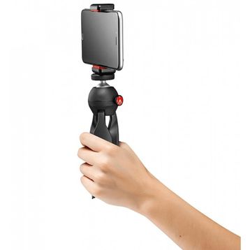 Manfrotto MTPIXI Mini Tripod + Universal Smartphone Clamp