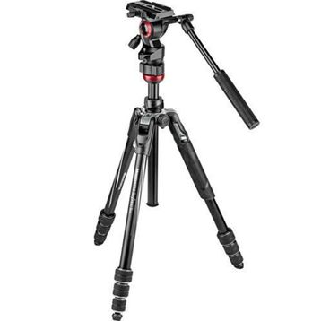 Manfrotto MVKBFRT Twist Lock Aluminyum Video Tripod