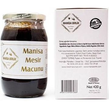 Manisa Birlik 420 gr Cam Kavanoz Manisa Mesir Macunu