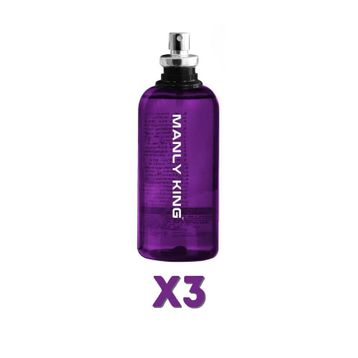 Manly King EDC 3x125 ml Erkek Parfüm