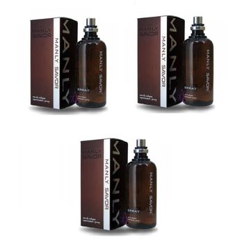 Manly Savor EDC 3x125 ml Erkek Parfüm