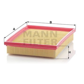 Mann C2256/2 Hava Filtresi