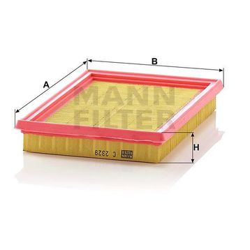 Mann C2329 Hava Filtresi