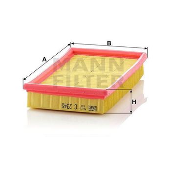 Mann C2345 Hava Filtresi