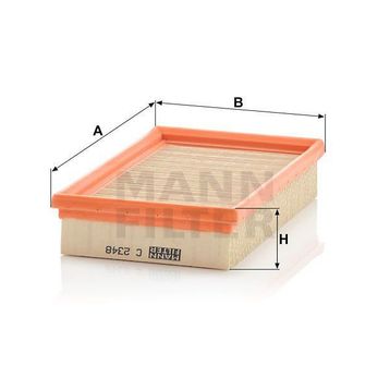 Mann C2348 Hava Filtresi