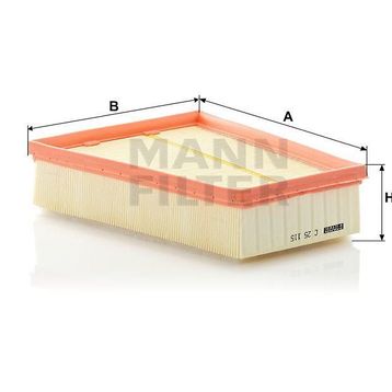Mann C25115 Hava Filtresi