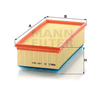 Mann C31145 Hava Filtresi