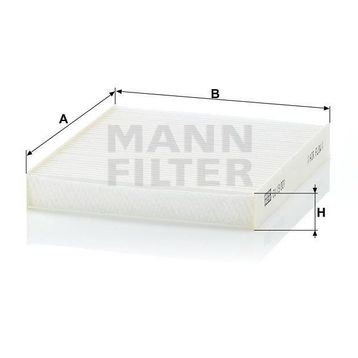Mann CU19001 İç Mekan Filtresi