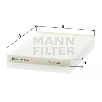 Mann CU1936 İç Mekan Filtresi
