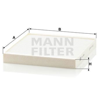 Mann CU2349 İç Mekan Filtresi