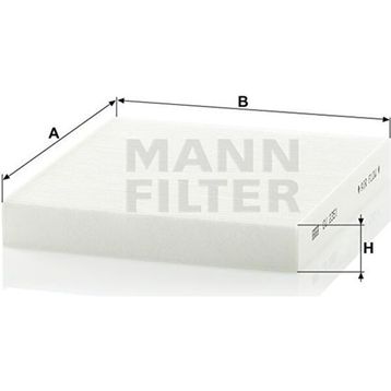 Mann CU2351 Polen Filtresi