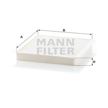Mann CU2356 İç Mekan Filtresi