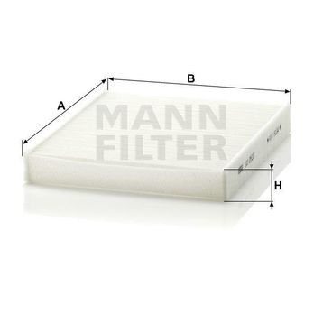 Mann CU2533-2 İç Mekan Filtresi