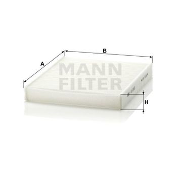 Mann CU2533-2 İç Mekan Filtresi