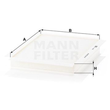 Mann CU2622 İç Mekan Filtresi