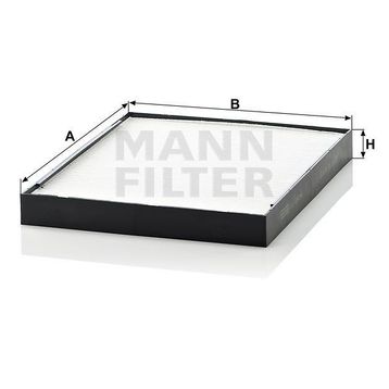 Mann CU2634 İç Mekan Filtresi
