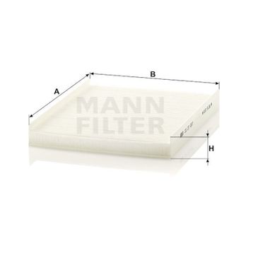 Mann CU27 007 İç Mekan Filtresi