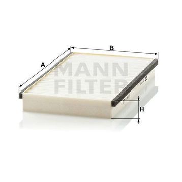 Mann CU2746 İç Mekan Filtresi