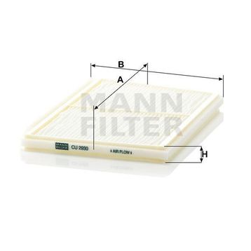 Mann CU2930 İç Mekan Filtresi