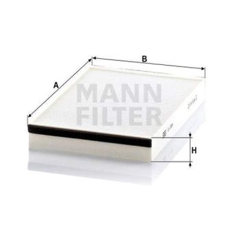 Mann CU3054 Polen Filtresi