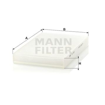 Mann CU3192 İç Mekan Filtresi
