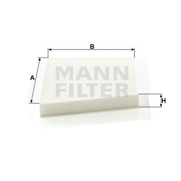 Mann CU3461 İç Mekan Filtresi
