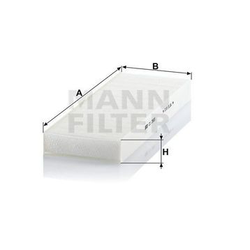 Mann CU3869 İç Mekan Filtresi