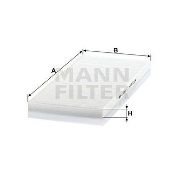 Mann CU3942 İç Mekan Filtresi
