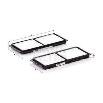 Mann Filter Mazda 3 BL 2010-2013 Polen Filtresi