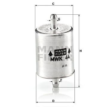 Mann H601/4 Hidrolik Direksiyon Filtresi