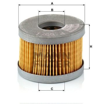 Mann P65/1X Yakıt Filtresi