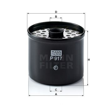 Mann P917X Yakıt Filtresi