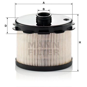 Mann PU1021X Yakıt Filtresi