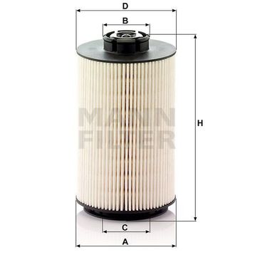 Mann PU1058/1X Yakıt Filtresi