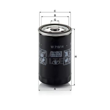 Mann W719/14 Yağ Filtresi