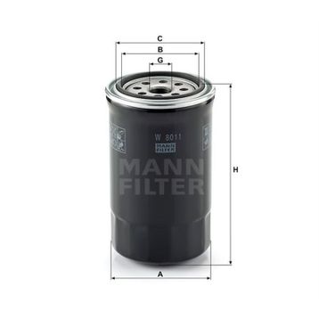 Mann W8011 Yağ Filtresi