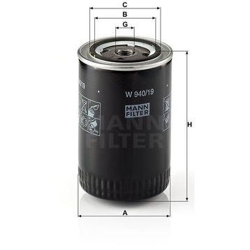 Mann W940/19 Yakıt Filtresi
