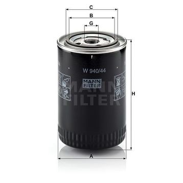 Mann W940/44 Yağ Filtresi