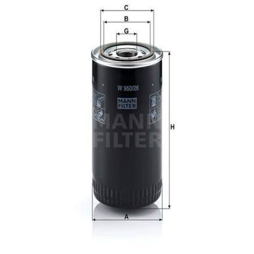 Mann W950/26 Yağ Filtresi